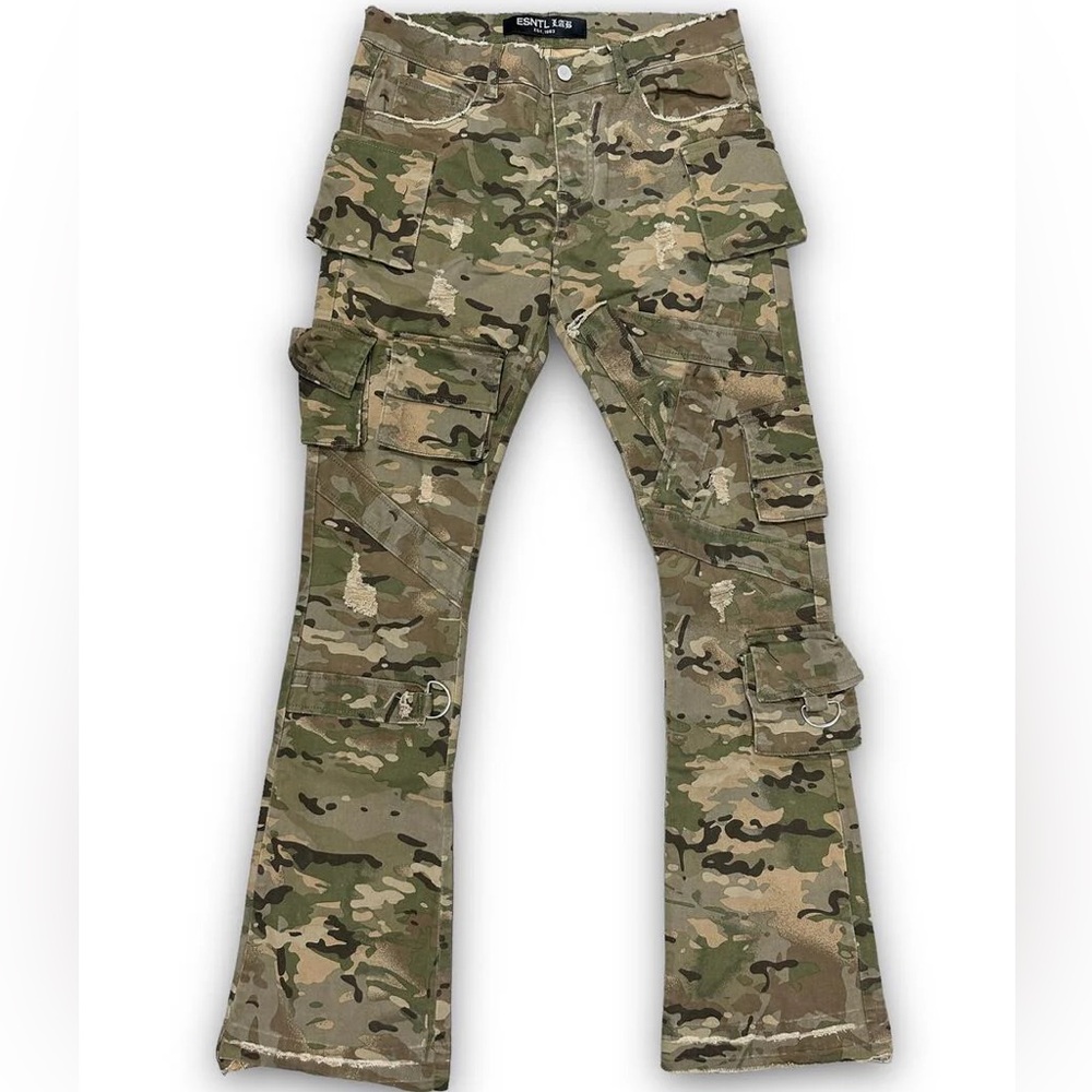 ESNTL LAB E.L COMANDO STACKED JEANS